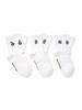 Emelbi Daily Small Logo Mid-Calf Socks 3-Pair Set Mlb (White)