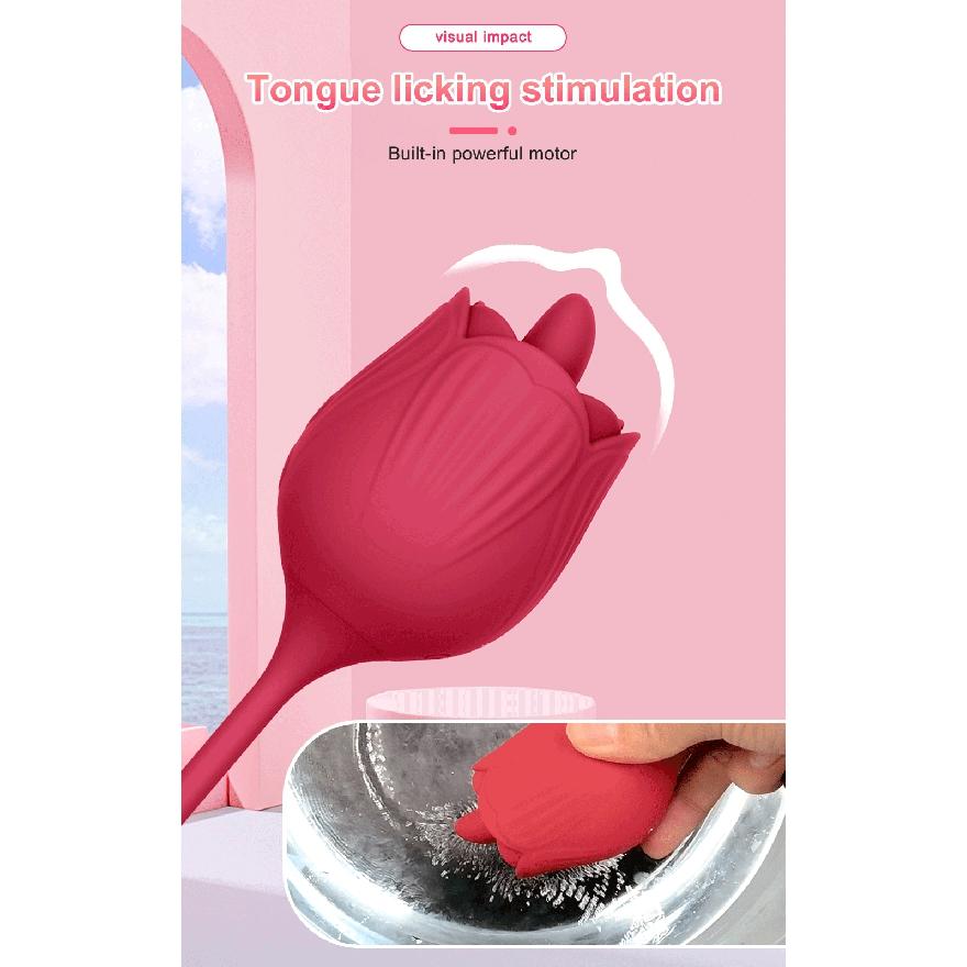 Powerful Rose Sucking Vibrator Female Clitoris Clit Sucker Vacuum Nipple Stimulator Love Egg Sexy Toys Goods for Women Adults