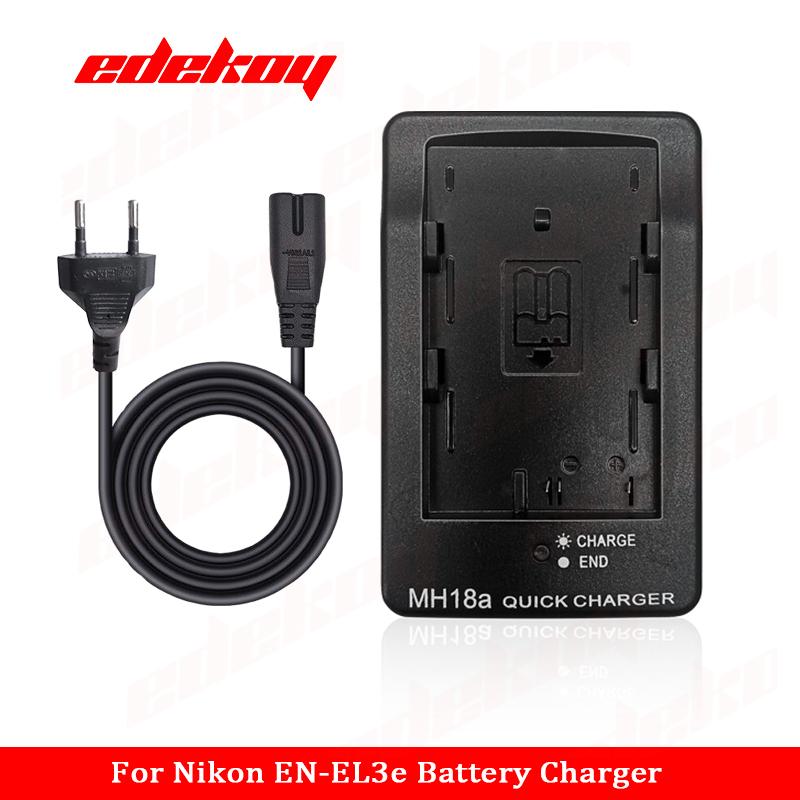 

MH-18 Battery Charger for Nikon EN-EL3 D50 D70 D100 D80 D200 D90 D300 EN-EL3E 3A MH-18 EL-3A EL-3E D100SLR D700 D70S MH-18A US