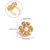Women's Minimalist Open Flower Ring: Unique, Trendy Jewelry for Daily Wear