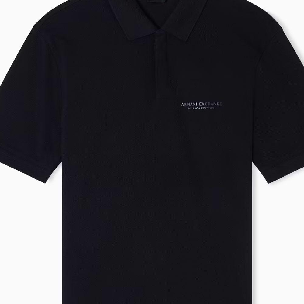 Armani Exchange Double Button Closure Short Sleeve Polo Shirt Men Tops XM001286-AF10366-UC001