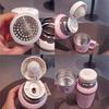 600ML Thermal Water Bottle Stainless Steel Thermos Bottle Keep Cold and Water Bottle Thermos for Tea Coffee Vacuum Flasks
