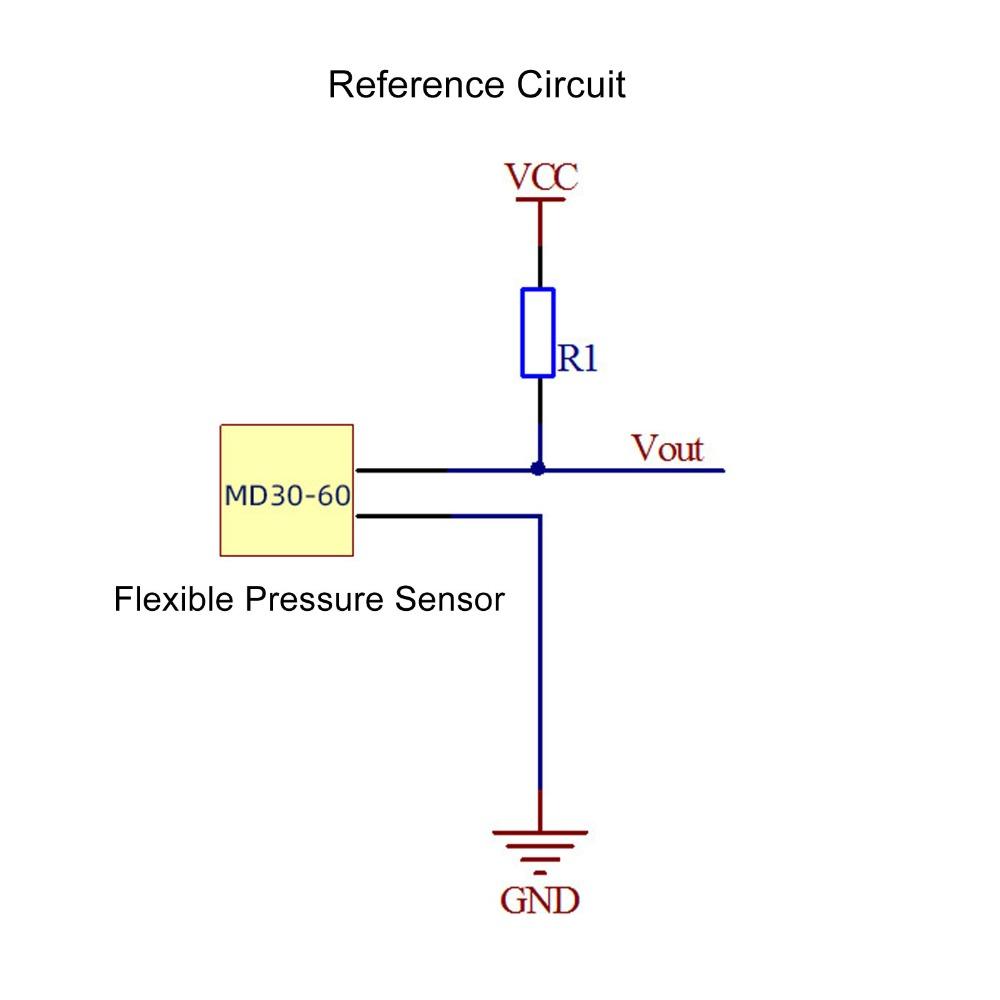 Quick Response Thin Film Pressure Sensor High Sensitivity Force Sensitive Resistor  Smart Home