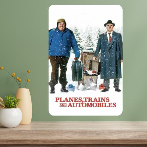 Planes Trains and Automobiles Classic Movie Metal Poster Sign 20x30cm(7.8x11.8inch)