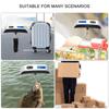 50 Kg Luggage Weight Scale, Large LCD Display with Backlight,  -Life Battery Included, Metal Construction, Silver