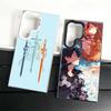 Sword Art Online Anime Shockproof Phone Case for Samsung Galaxy S26 Edge S25 Ultra S24 FE S23 Plus S21 Cover Anti Fall Fundas