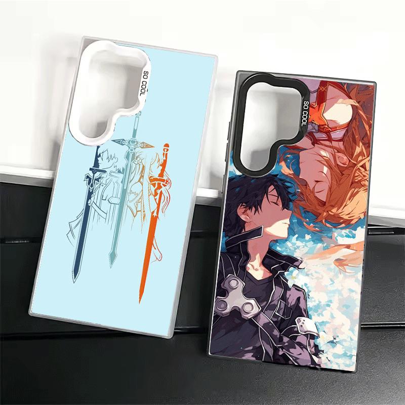 Sword Art Online Anime Shockproof Phone Case for Samsung Galaxy S26 Edge S25 Ultra S24 FE S23 Plus S21 Cover Anti Fall Fundas