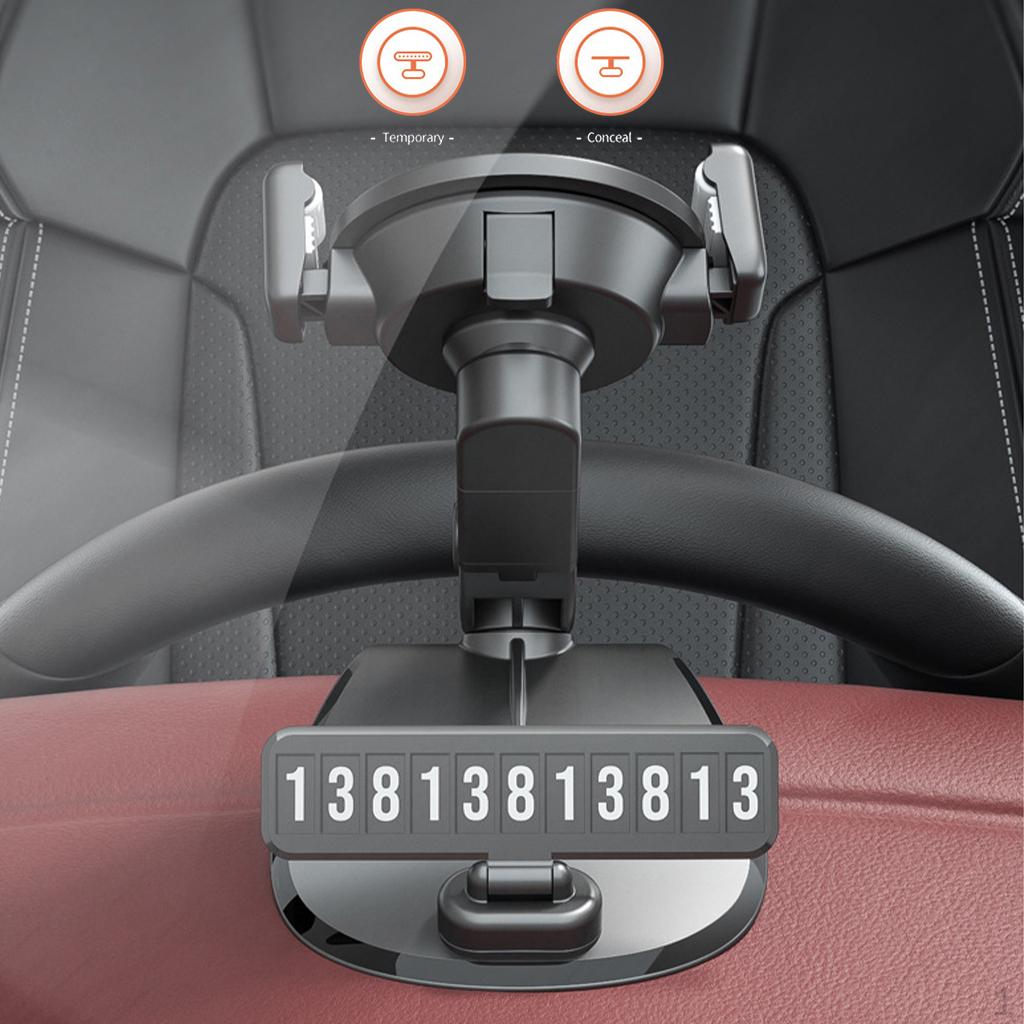 1x Автомобильный держатель для телефона Регулируемый Универсальный Прочный