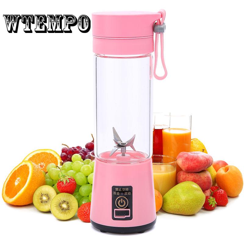 Brand Electric Fruit Juicer Mini Usb Rechargeable Portable Smoothie Maker Blender