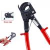 Ratcheting Cable Cutter Wire Plier 0-240mm² Professional Cutting Tool For Copper/Aluminum Metal Conductors Optical Fibers Cables
