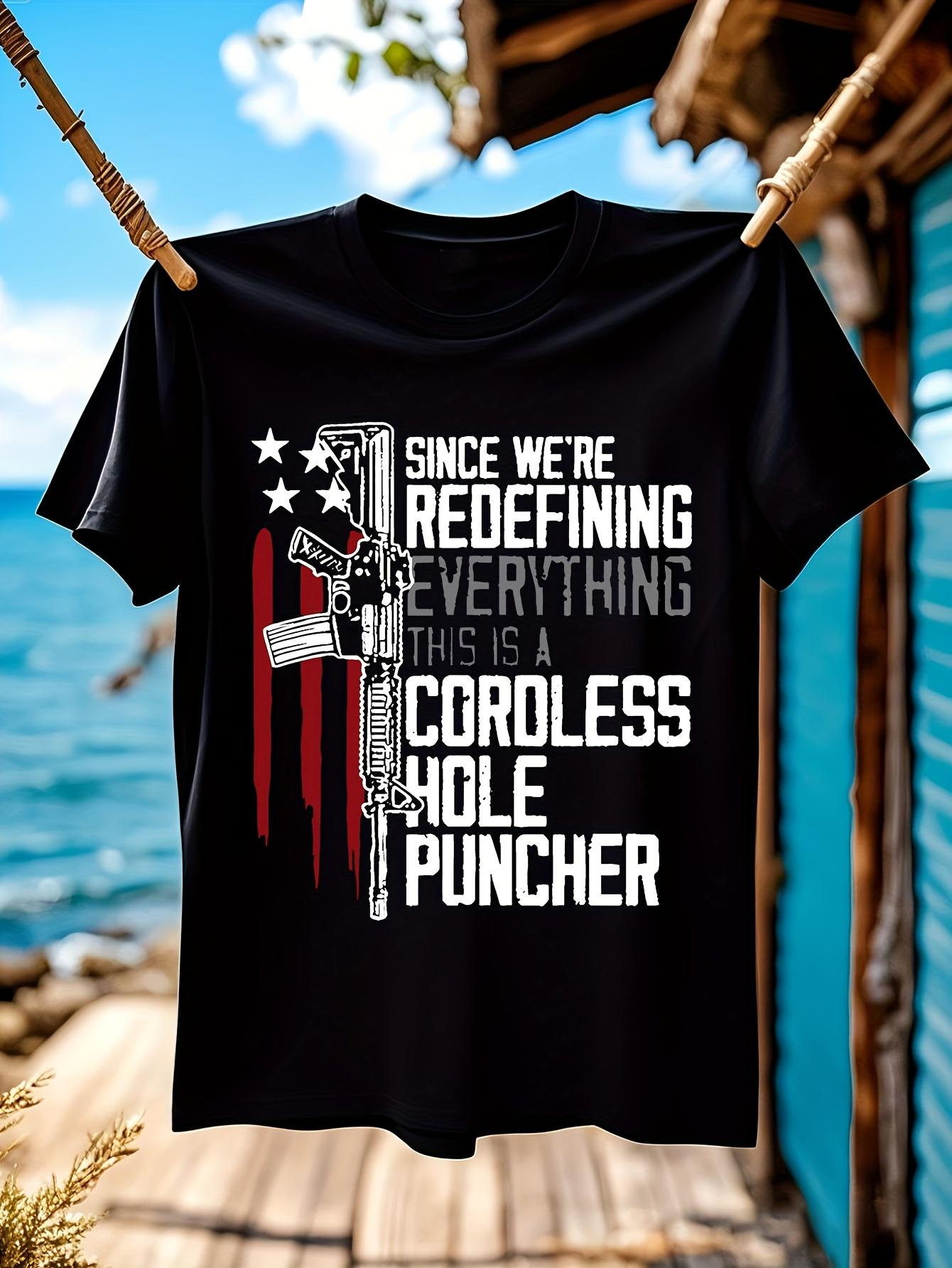 Patriotic Gun Graphic Tshirt Graphic Tshirt - Since Were ... S