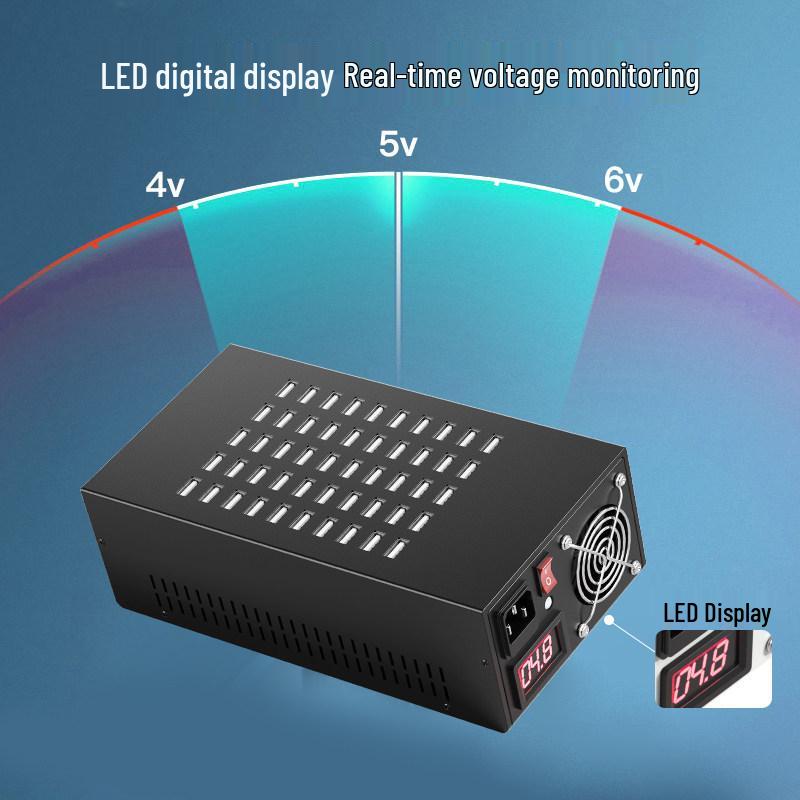 Multi-Port USB Charger: 10/20/30/40 Ports for Android - Universal School Charging Station
