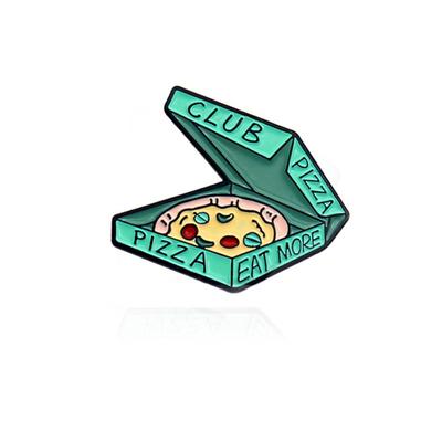 Talos Broszka Pin Litery Grawerowane Dekoracyjne Plastry Pizza Emaliowana Klapa Biżuteria Przypinka do torby