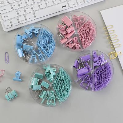 Colorful Long Tails Clip Multi-function Combination Set of Stationery Dovetail Clip Office Supplies Metal Clip Paper Clip Pin