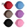 High-temperature Resistant Air Fryer Pan Silicone Liner Round Non-Stick Basket Food-grade Pot Baking with Oil Drain Grooves Accessory for Even