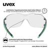 Uvex Unisex Adult O91282954066853001973 Pheos Nxt Planet Anti-Fog Safety Glasses One Size Fits Most AnthraciteJade Transparent, AnthraciteJade,