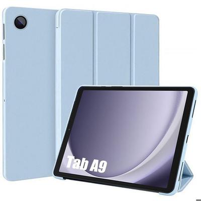 Protective Case - E.F.Connection - for Samsung Galaxy Tab A11 / A9 - Blue - Auto Sleep/Wake Stand - Foldable