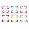12Pcs Pumpkin Halloween Face Tattoo Sticker Body Art Scar Stickers  Kids Adult Eye Make Up