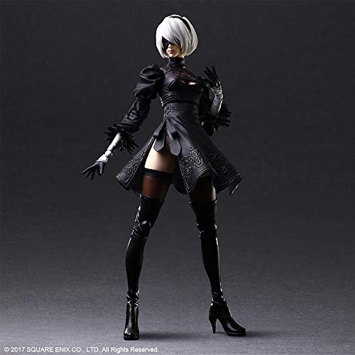 Nier: Automata PLAY ARTS Kai <YoRHa No.2 Type B DX Version> PVC Painted Movable Figure