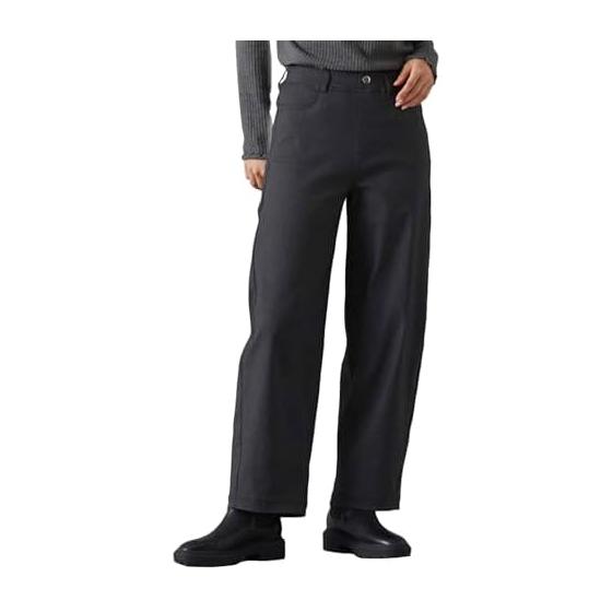 Outer Pants [Tapered] Denim Style Twill Curve Pants ADVANCELABEL Women s