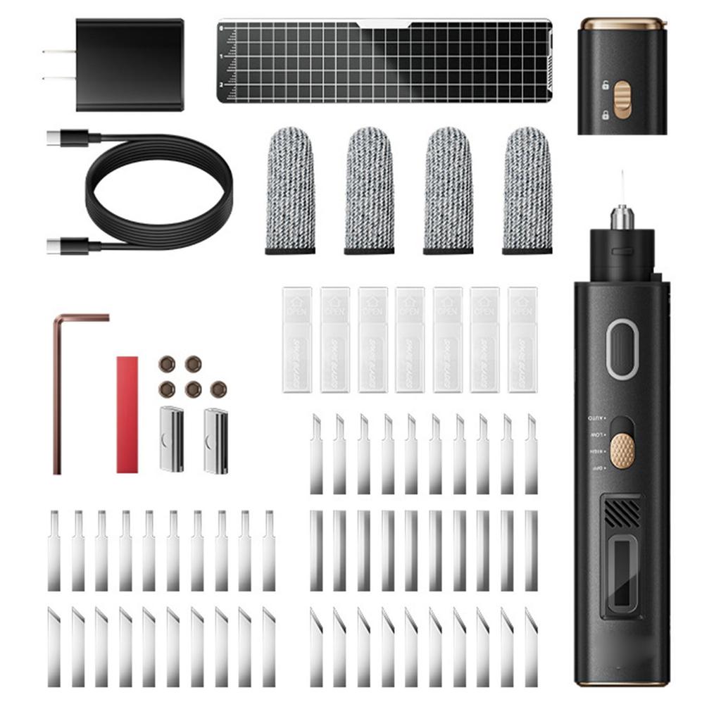 Ultrasonic Cutter 40kHz High Precise Portable Handheld Ultrasonic Cutting Tool with 50 Replacement Blades for PCB Circuit Board