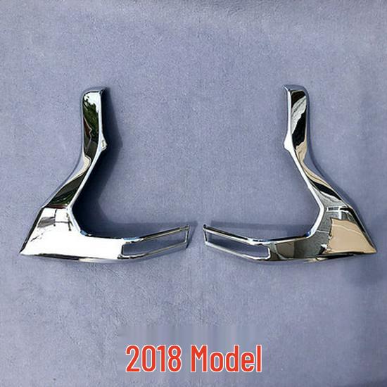 Prado Rear Tail Light Decorative Cover for Models 10-20 - Bright Trim Strip for 2700 and 4000 Series.