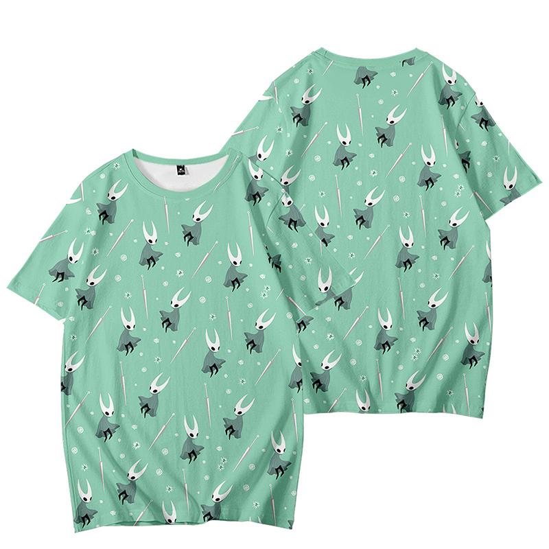 Lustige The Hollow Knight Anime T Shirt Coole männer T-shirt O Neck Casual Unisex Streetwear Fashion T Camisetas Ropa hombre