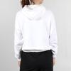Puma Chase Cropped Hoodie Letter Print Sports Women hoodies White 595935-02