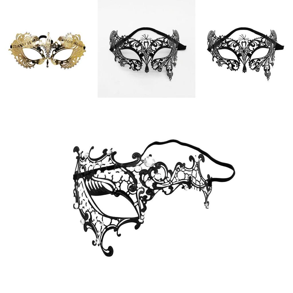 Stylish Metal Mask For Costume Parties And Halloween Events Intricate Cutouts