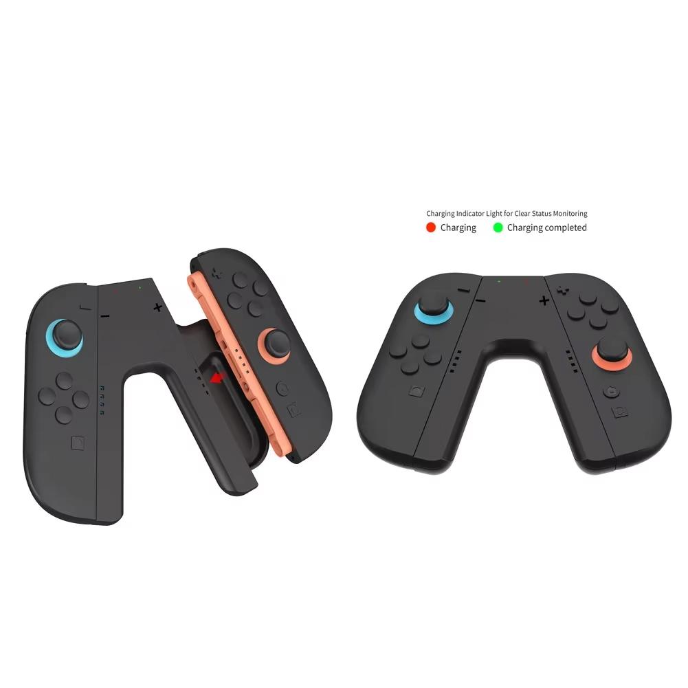 Charger Grip Bracket for Switch 2 Joystick Controller Grip Handle Portable Charging Station Base for Switch 2 Gaming Accessories