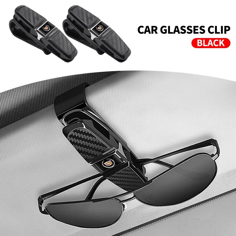MultiFunction Car Sun Visor Sunglasses Eyeglasses Clip For Cadillac Emblem ESCALADE ATS BLS CT4 CT6 SRX STS XT4 XT5 SLR XT6 XTS