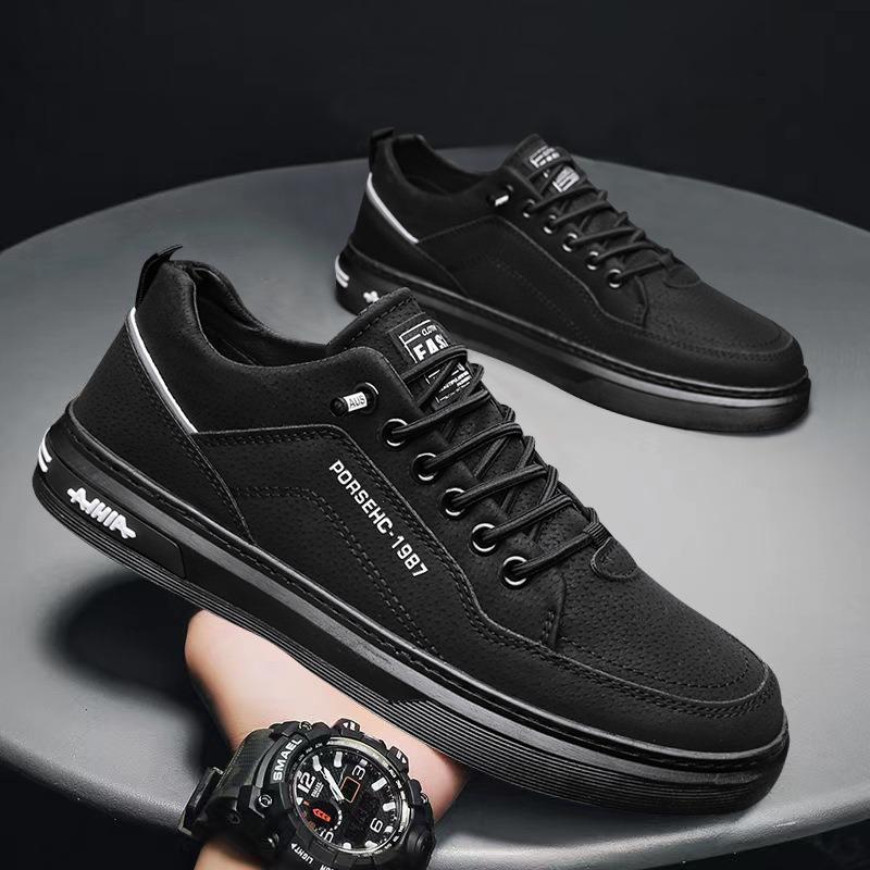 Labor Insurance Men's Shoes 2 New Autumn and Winter Men's Board Shoes Sports Leisure Waterproof, Non-slip and Wear-resistant Work Shoes
