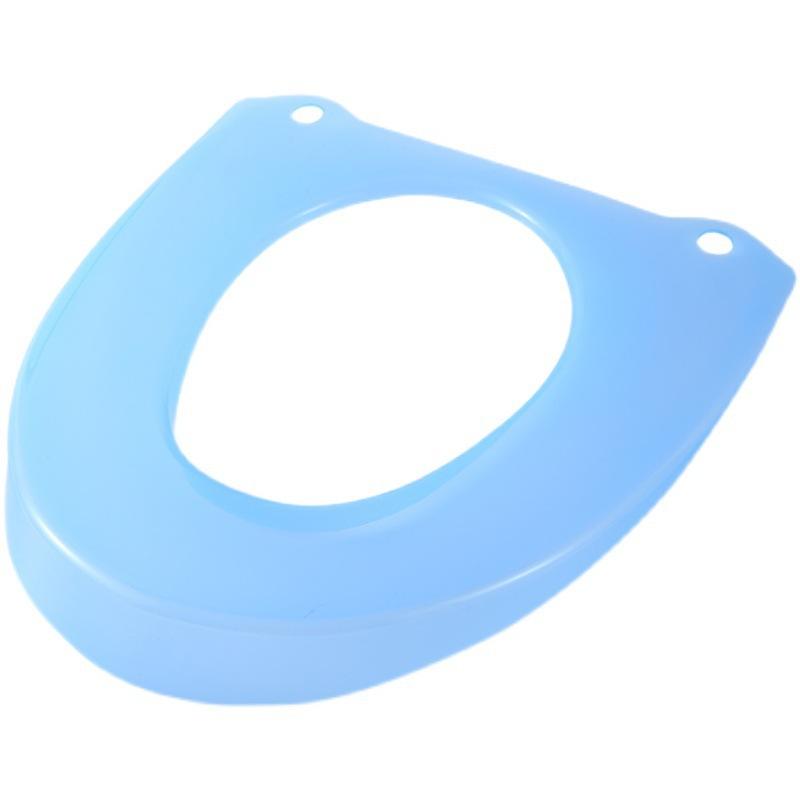 Plastic Toilet Seat Household Waterproof Partition Seat Cover Thickened Bathroom Toilet Lid Stool Cushion Pad Toilet Seat