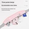 Ultra-Thin Waterproof Lycra Waist Bag with Reflective Zipper for Running