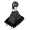 5 6 Speed PU Leather Gear Shift Knob For VW Golf 7 A7 MK7 GTI GTD  Level Shift Car 2013-2018