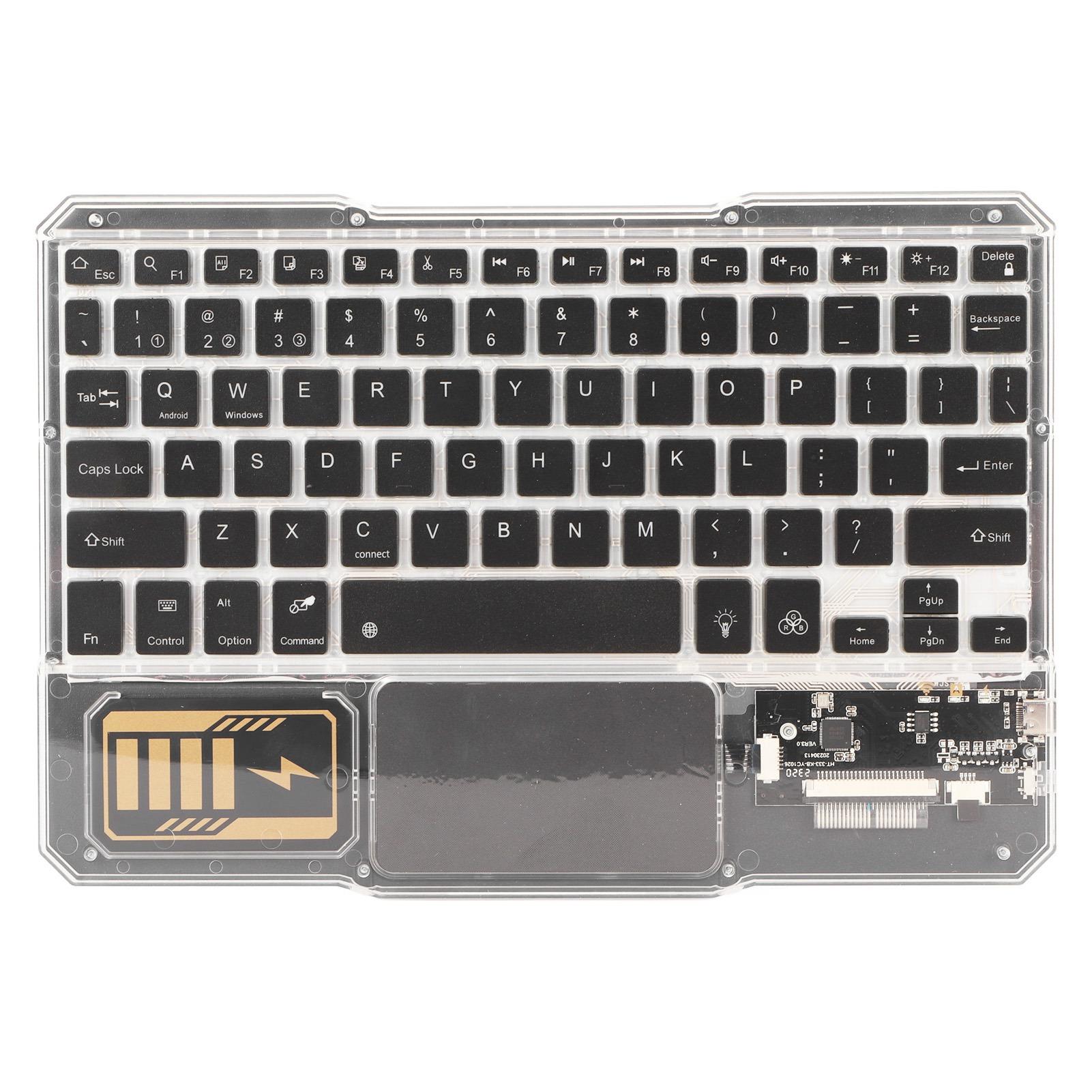 

Bluetooth-клавиатура Многофункциональная ультратонкая перезаряжаемая клавиатура с подсветкой RGB для планшета для IOS