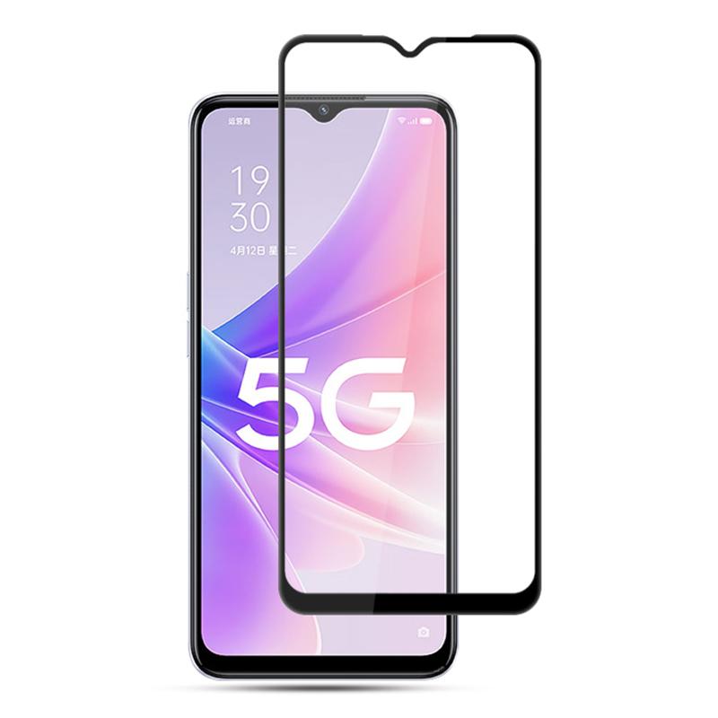 

MOCOLO Для Oppo A58 5G Шовкографічний Захисник Екрану Повного Покриття Повністю Клейова Плівка із Загартованого Скла Black