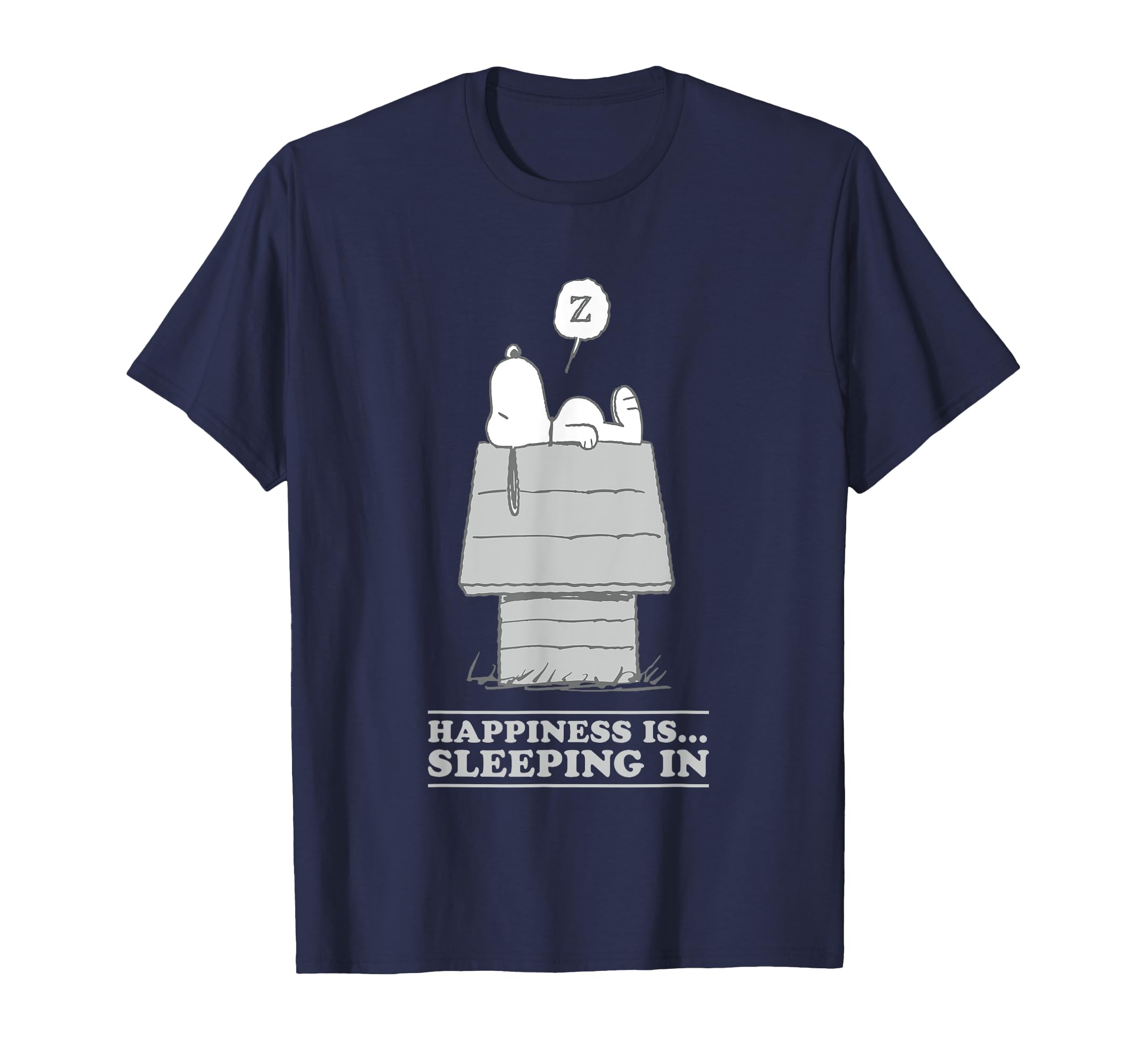 

Peanuts Happiness is Sleeping with Snoopy T-shirt