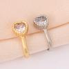 Wind Love Nose Ring Sweet Design Sense Fashion Nose Stud Versatile Zircon Puncture Free Heart Nose Clip