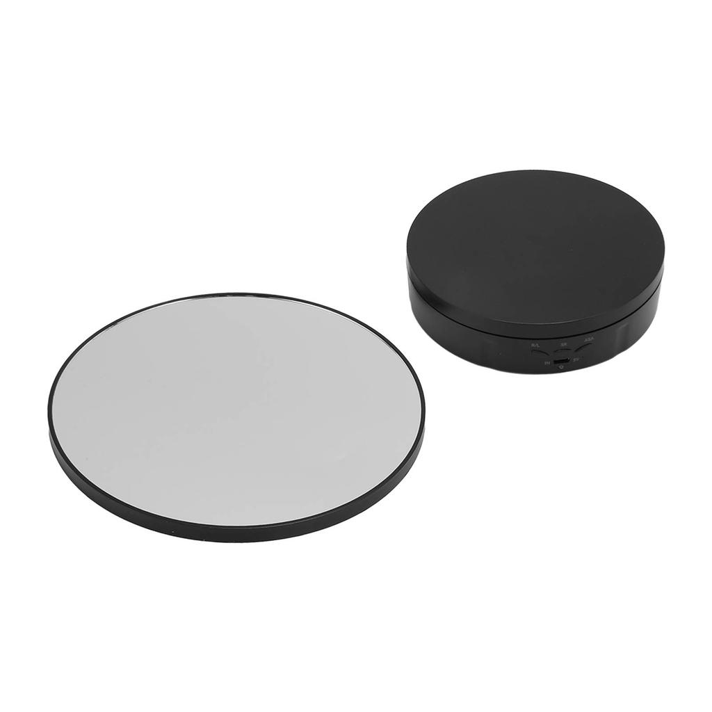 Drehbarer Ausstellungsständer Kunststoff Glas 360 Grad Elektrisch Motorisierter Drehteller mit USB-Kabel für