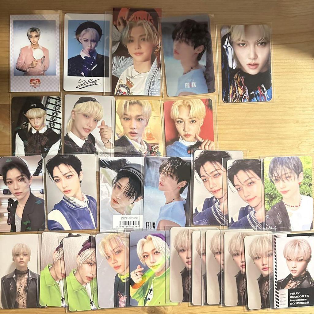[USED] Stray Kids Felix Trading Cards Bulk Sale