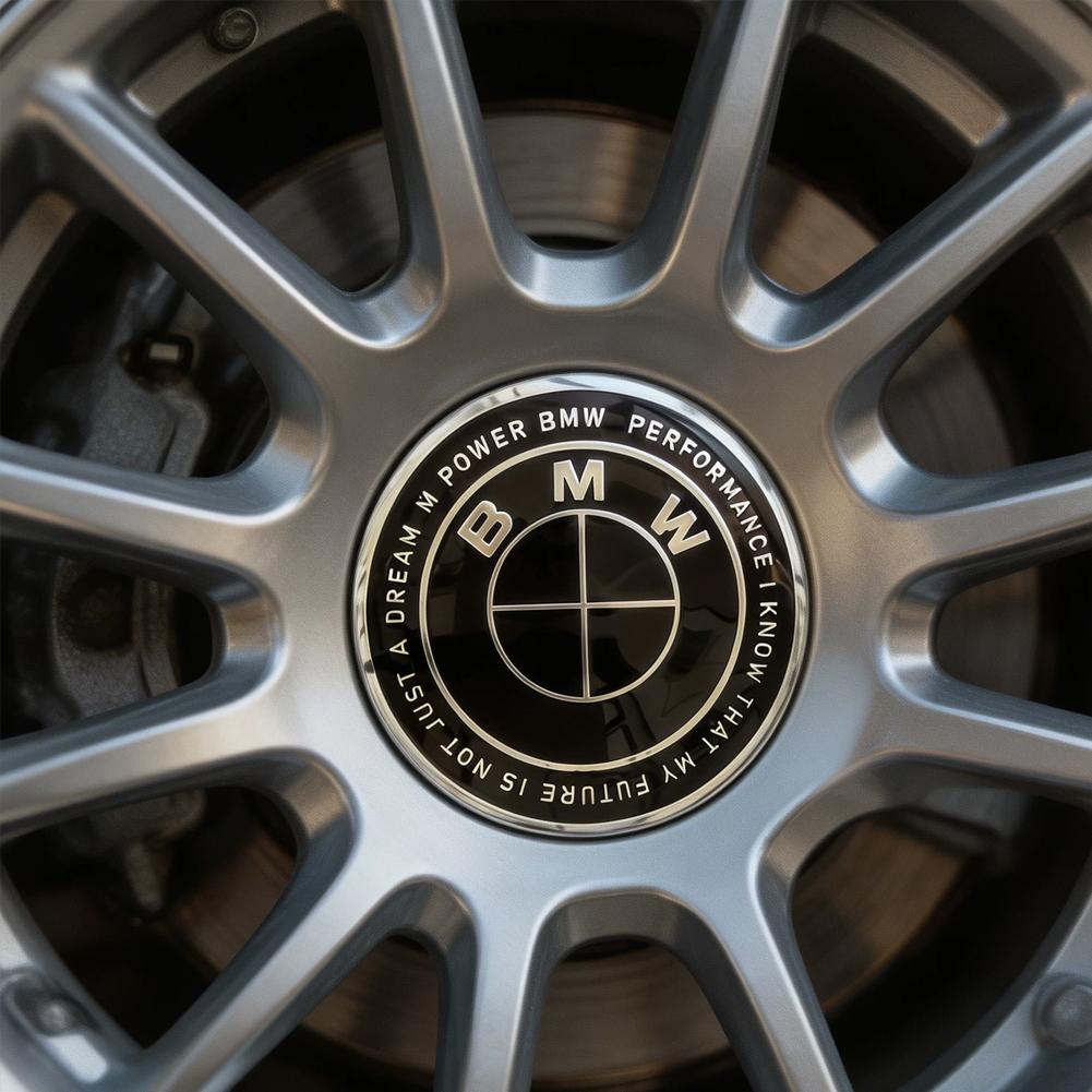 4Pcs 56mm Wheel Center Caps Emblem Badge Interior Sticker Accessories For BMW G80 G06 G07 G42 SD47 G14 G15 G16 F82 F20 F21 F83 M2 M3