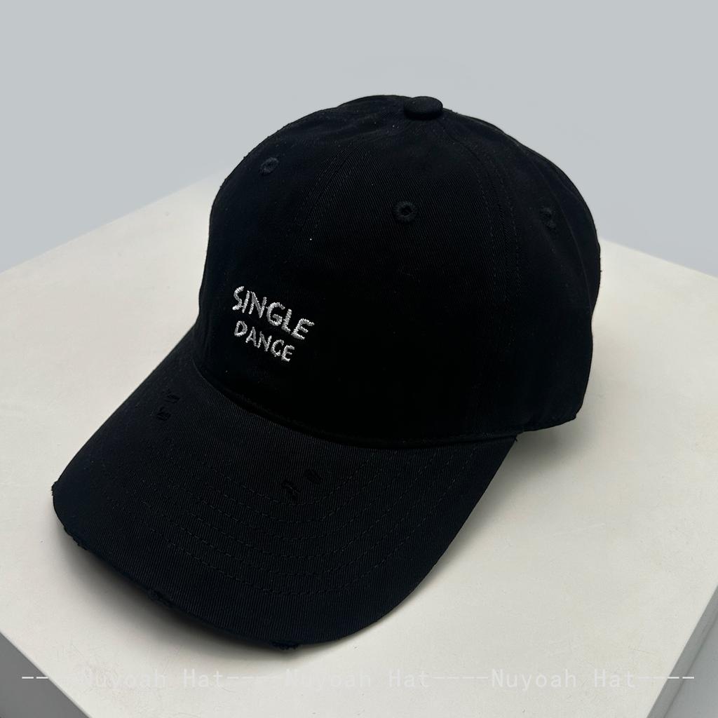 New Men Women Japanese Broken Style Letters Embroidery Baseball Hats Sunshade Simple Versatile Casual Peaked Caps Fashion Ins