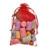Gifts Strap Red/White Organza Bags Gift Pouches Jewelry Packaging Bags Drawstring Candy Pouch