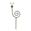 Rostiger Metallschnecken-Gartenstecker 70 cm Outdoor-Gartenskulptur Rustikales Dekoratives Gartendekoration Pflanzenstütze für Terrasse Veranda Hinterhof Dekoration