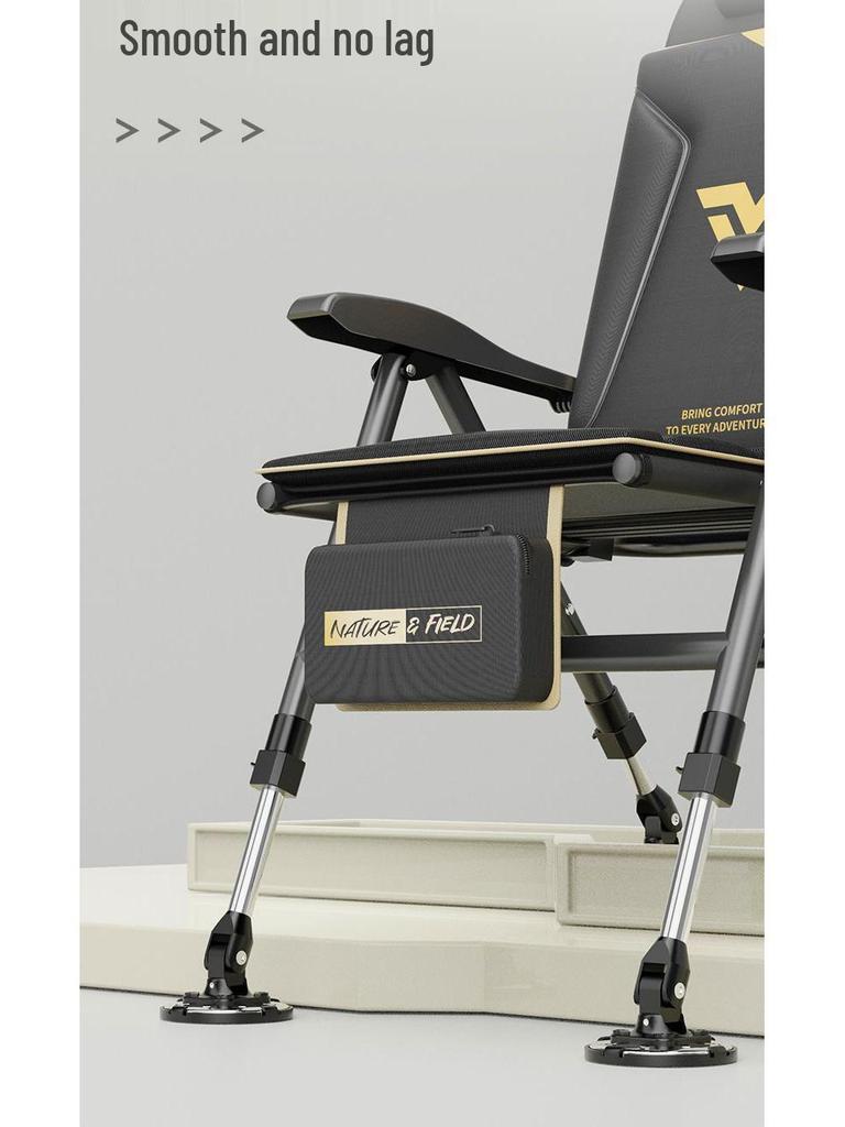 European Style Multifunctional Portable Reclining Folding Fishing Chair