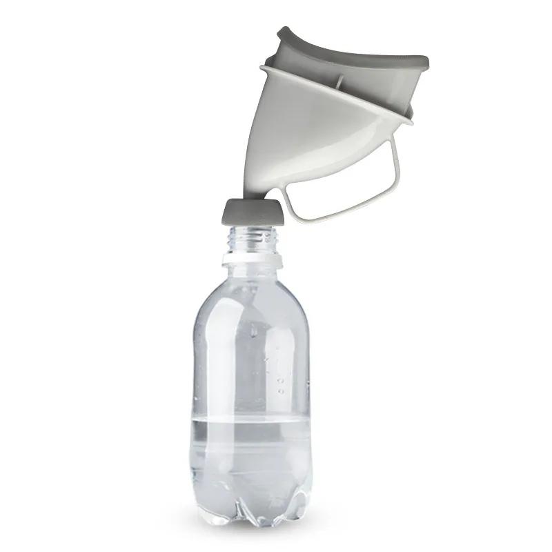 1pc Grey Portable Urinal, Plastic Urinal Funnel For Outdoor