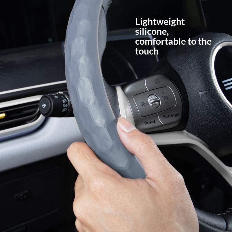 For Byd Dolphin Surf Dolphin Mini Silicone Non Slip Steering Wheel Cover Car Steering Wheel Protective Cover