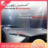 Para VW Coche Nuevo Ceja de Faro Delantero Pegatina 3D Diseño Deportivo Capó Motor Styling Para Volkswagen Tiguan Golf-4 5 6 7 MK6 B5