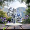 Retro Black Cat Acrylic Book Statue – Multifunctional Animal-Themed Desktop Decor